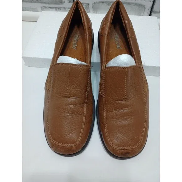 Nicole Natural Tan Leather Loafer  Flats Womens - Size 8.5 M - Picture 8 of 10